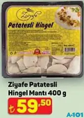 ZİYAFE PATATESLİ HİNGEL MANTI 400 G fiyat ve kampanya bilgisi